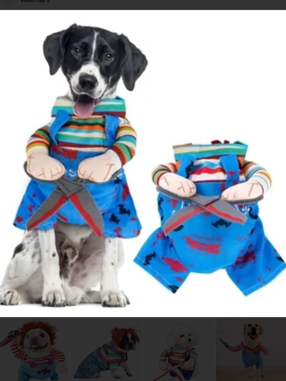 Chucky dog/cat costume M